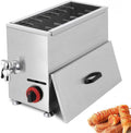 LjlXanthiper Heißluftfritteuse, 21 L, Schwarz, Käse Hot Dog Stickmaschine, Frittiermaschine für Käse Hot Dog Sticks