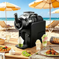 aromaoveite Eismaschine, Schwarz, 2-In-1-Soft Und Slush-Eis-Maschine Für Zuhause, Slush-Eis-Maschine (Kein Eis Nötig)