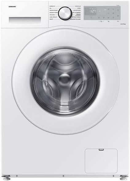 Samsung Waschmaschine, 61 l, 8 kg, Weiß, Ecobubble WW80CGC04DTH Frontlader- Induktion L60 cm 1400
