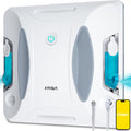 Fmart Fensterputzroboter, Grau, W6 mit sprühfunktion, automatischer fensterroboter, 60ml Wassertank, APP-Steuerung