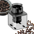 KJHYYPP Kaffeemaschine, ABS-Kunststoff., Schwarz/Silber, Automatischer n-Portafilterreiniger, elektrische Reinigungsmaschine