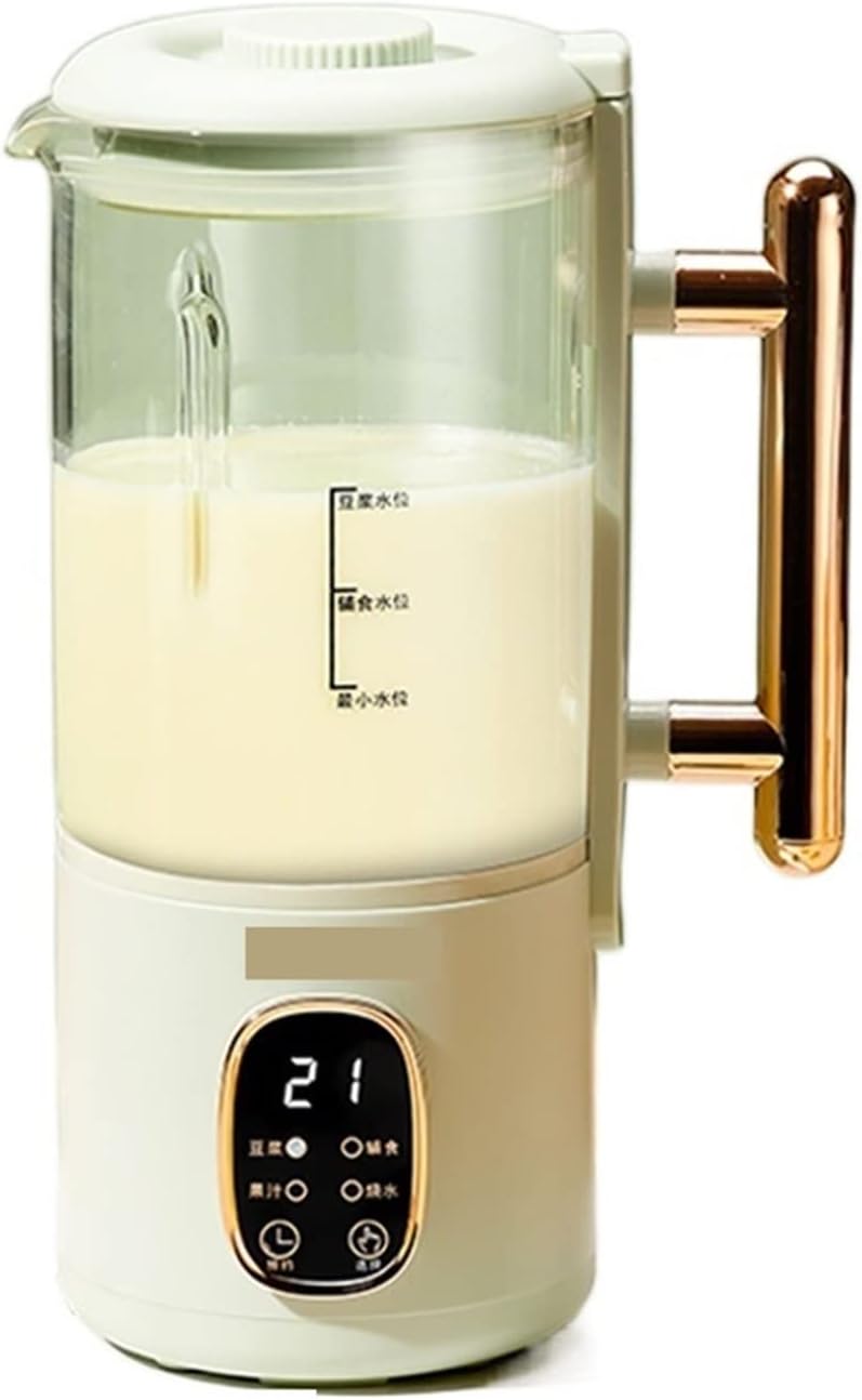 ORYCWJ Zentrifugal-Entsafter, 60m, Grau, Sojamilch Maschine Mini Vollautomatische Wand Brechen