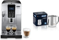De'Longhi Kaffeevollautomat, Silber, De' Dinamica ECAM 350.35.SB mit Profi-Milchaufschäumdüse, Klartext Digitaldisplay