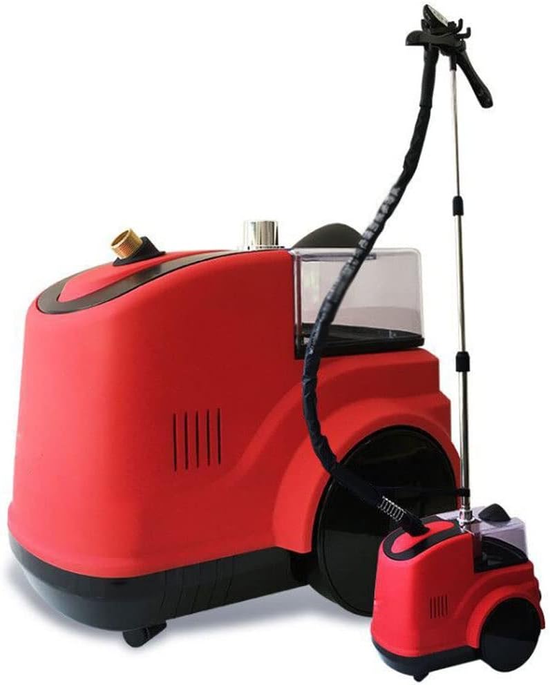 SaryEdge Dampfglätter, 2000 W, Rot, Stehender professioneller vertikaler Kleiderdampfer, Kleidungs zum Dämpfen von gewerblicher Kleidung zu Hause(