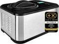 GUTFELS Eismaschine, 1,5 L, Schwarz, Arendo mit Kompressor ICE CREAM 4025- Speiseeisbereiter