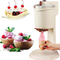 MTNBHH Eismaschine, 20 W., Schwarz, Soft Serve für zu Hause, Joghurt- zum Selbermachen in 10 Minuten, Sorbet und Fruchteis