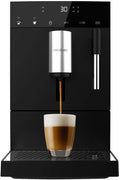 Cecotec Kaffeevollautomat, 1350 W, 19 Bar, Schwarz/Silber, Cremmaet Compact Steam