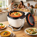 smafoseedding Universalzerkleinerer, 2000 W, 6 l, Transparent, Gewerbliche Küchenmaschine, Automatischer Kocher
