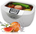 CHANGLKJ, 2,5 l, Schwarz, Schmuckreiniger, Ultraschall-Reinigungsgerät mit Digitalanzeige und Heizung, 5 Timing-Optionen und 40-kHz-Frequenz