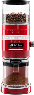 KitchenAid Elektrische Kegelmühlen, Schwarz, Kaffeemühle - Artisan - Liebesapfelrot (Coffee Grinder)