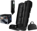 FahQuintuple Fußmassagegeräte, Schwarz, Beinmassagegerät Mit Luftkompression, Lymphdrainage Gerät Für Zuhause 6 Luftkammern Massagegerät