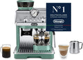 De'Longhi Milchaufschäumer, 1550 W, Grün, La Specialista Arte EC9155.GR, Barista-Espressomaschine mit 8 Mahlgradeinstellungen