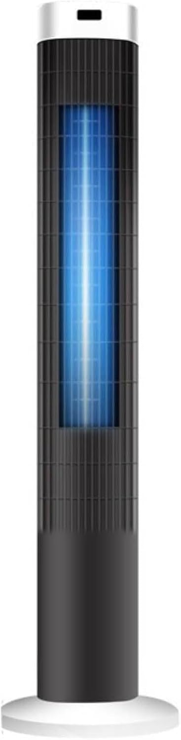 Mobiles Klimagerät, Weiß, Tragbarer Klimaanlagenventilator, Leiser 3-Gang-Blattloser Turmkühler mit 80° Oszillation