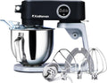 Kraftsman Universalküchenmaschinen, 5 L, Silber/Schwarz, Knetmaschine für Brotteig, Ganzmetallgehäuse, 8 Stufen mit Timer