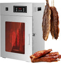 moupeaktain Reifeschrank, 7.5 kg, Silber, Dry Aged, Dörrautomat Aus Edelstahl, Große 14 Aufhängestangen, Temperaturregelung Von 30-90℃
