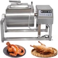 Kommerzieller Heißluftfritteuse, Schwarz, Fleischbecher-Marinator, Vakuum-Marinator, Fleischklopfer Maschine mit 3-Gang-Rotation und 1