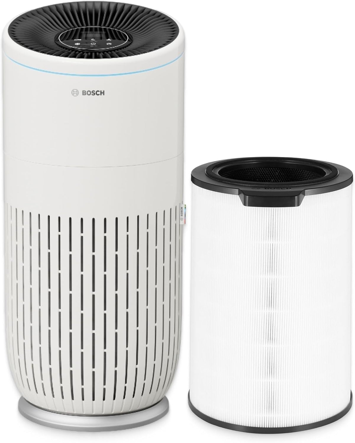 Bosch Thermotechnik Dunstabzugshaube, 125 m, 600 m, Weiß, Air 6000i App-gesteuerter Luftreiniger + Air 6000 Filter