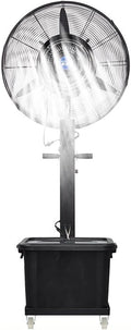 Sprühventilator Standventilatoren, Weiß, robuster Standventilator mit Oszillationsfunktion, 3 Geschwindigkeitsstufen