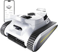 RERIOU Poolroboter, Grau, Poolreiniger 45.000 Pa Saugleistung mit APP, 180 Min. 3 Modi Automatische Reinigt Poolboden