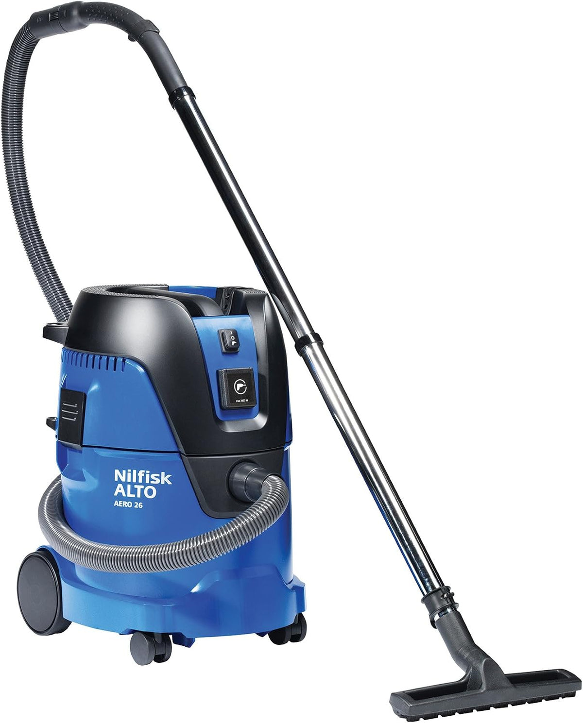 Nilfisk Nass-Trockensauger, 1250 W, Blau, Nass-/Trockensauger AERO 26-21 PC (mit Einschaltautomatik, Industriesauger