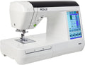 ROLD Elektronisch gesteuerte Nähmaschinen, 70 W, Grau, S900 Computer Nähmaschine mit Touchscreen Display, 180 Nähstiche