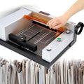 TIANQIHAO Allesschneider, 300 Mm, 40 Mm, Stahl, Grau, Elektrischer Papierschneider, Tisch- Und Industrie-Papierschneidemaschine