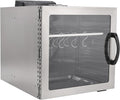 Dekltus Dörrautomaten, 1000 W, 42.5 L, Silber, Lebensmitteldehydrator, Edelstahl Trockenschrank Mit 20 Haken, Rostfreier Stahl