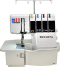 W6 WERTARBEIT Overlock-Nähmaschinen, Schwarz, W6 Overlock N 454D Pro