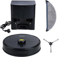 shop'n smile ideoon Saugroboter, Schwarz, - Li-Ionen-Akku, Laser-Navigation - Smart-Home WLAN Saugwischer