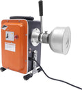 KigerNee Rohrreinigungswellen, 750 W, 150 mm, 750 W, 16 mm, Eisen, Schwarz, Rohrreinigungsmaschine mit 16m Ø, 5m Ø10mmSpirale für Ø20- Rohrleitungen