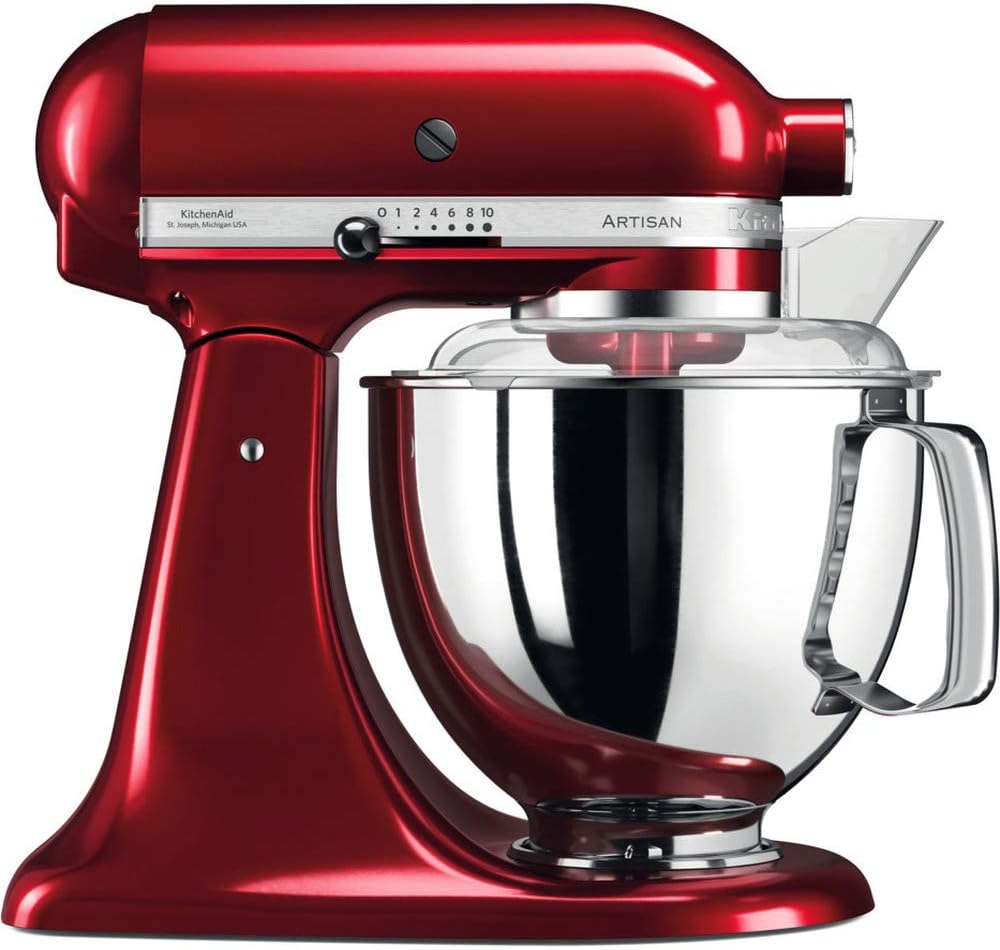 KitchenAid Knet- & Rührmaschinen, 4.8 L, Silber, Küchenmaschine - Artisan - Kippbarem Food Processor