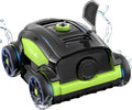 WINNY POOL CLEANER Poolroboter, 100m, Grau, 300II roboter Akku Kabellos sauger Roboter, 120 Min, LED-Anzeige, Automatisch Parken