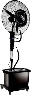 Pealihuy Standventilatoren, 350 W, 42 l, Aluminium, Weiß, oszillierender Standventilator, kühlender Nebelspray