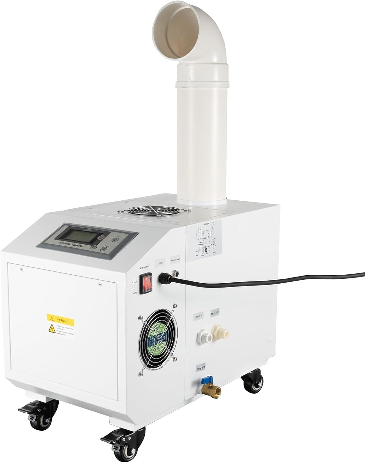 Ultraschall Gewächshaus, 300 W, 220 V, 6 kg, Schwarz, Industrie-Luftbefeuchter, kommerzieller Luftsprüher für landwirtschaftliche