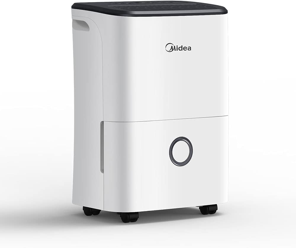 Midea Luftentfeuchter, 100m, 20 L, 40m, 3 L, Weiß, /24h, Raumgröße ca. ³( ²), DF-20DEN7-WF, APP-fähig, 24H Timer
