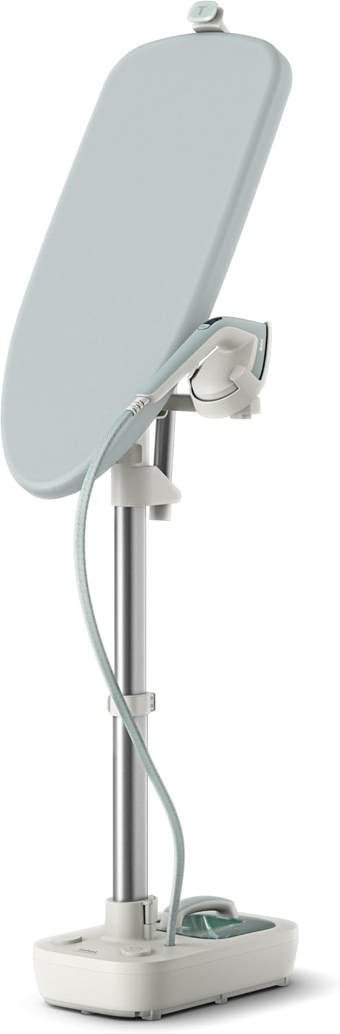 Tefal Dampfglätter, 1,5 L, Grün/Weiß, Steam Board 450 All-in-One Dampfbügellösung, Dampfglätten, Bügeln, abnehmbarer Wassertank