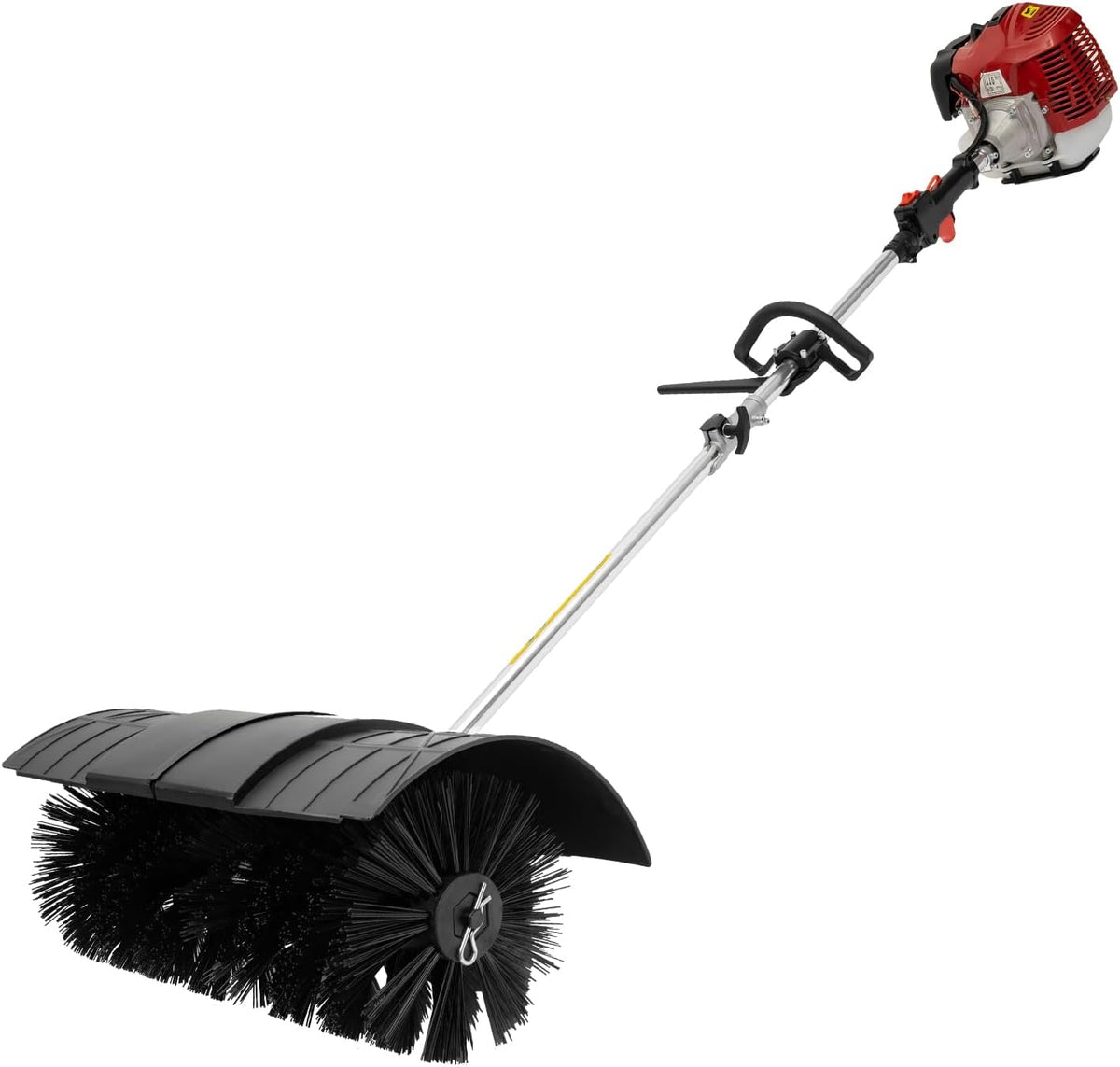 KAUITOPU Schneefräse, 1250 W, Schwarz, 52CC Benzin Kehrmaschine, 2-Takt Handgehaltener Schneepflug Einstellbare
