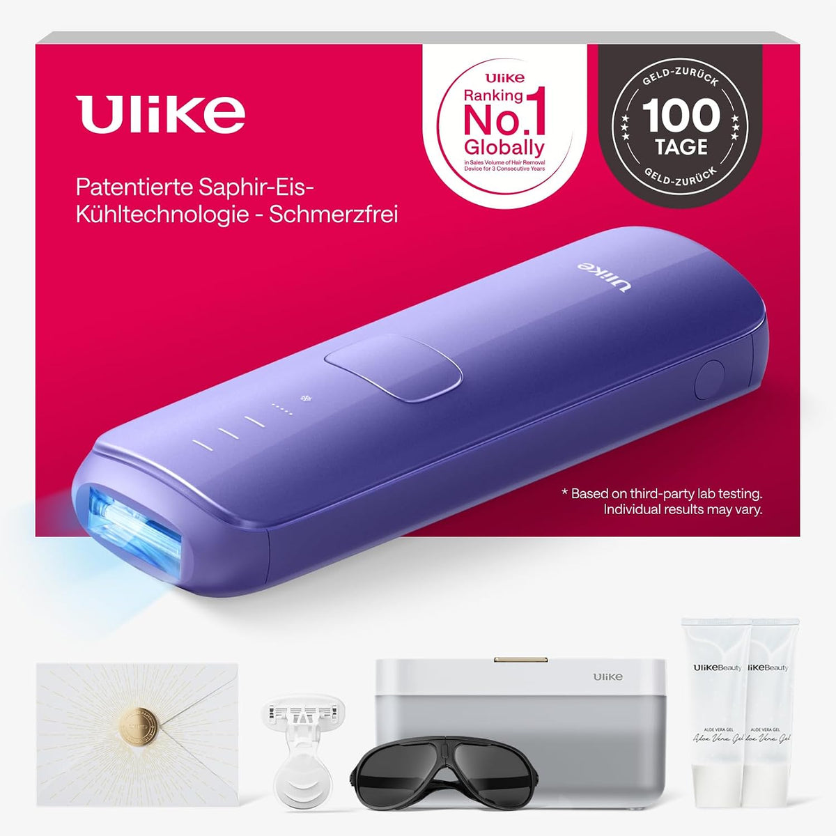 Ulike Systeme, Violett, Air 3 Deluxe IPL Geräte Haarentfernung für Gesicht und, Alternative zur Laserhaarentfernung