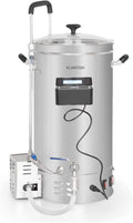 Klarstein Heimbrau-Sets, 2500 W, 30 L, Silber, Bierbrauset, Bierbrauanlage, Maischekessel zum Bier Brauen, Bier-Selbstbrauset