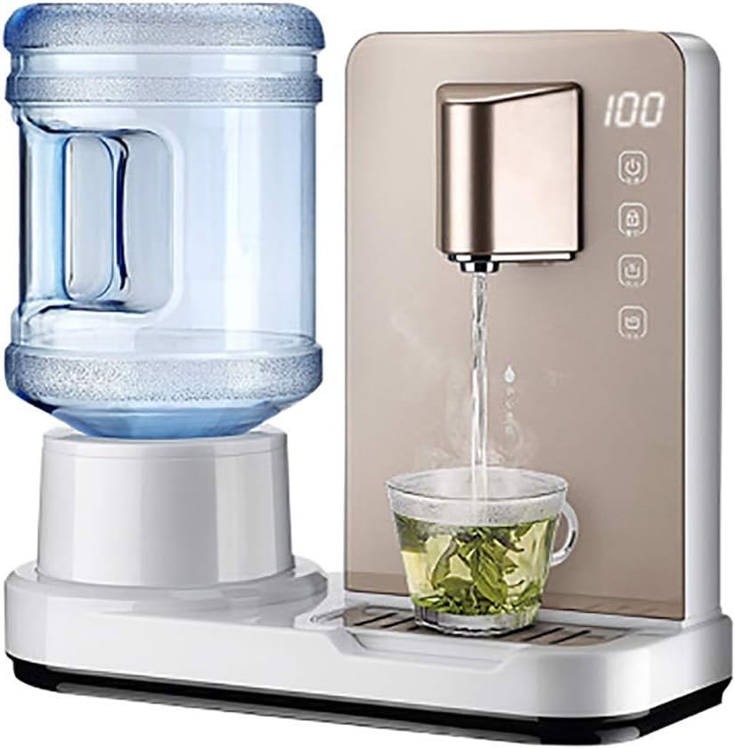 FFOCCO Heißwasserspender, Gold, Desktop Fast Hot Water Dispenser, Small Instant Hot Home Smart Direct Drinking Water