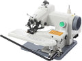 MELAQULY Blindstichmaschine, 100 W, Schwarz, Tragbare Haushaltsnähmaschine, Blindstich-Nähmaschine 1200 Stiche/min mit unsichtbarem
