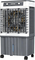 YUE JJXN Mobiles Klimagerät, 35 L, Weiß, Ventilator mit Wasserkühlung, Starke Kühlung, 270° Kühlpads