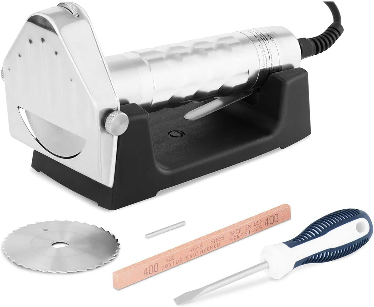 Royal Catering Elektromesser, 80 W, Schwarz, RCKK-80.3 Dönermesser elektrisch Drehgeschwindigkeit: 8000