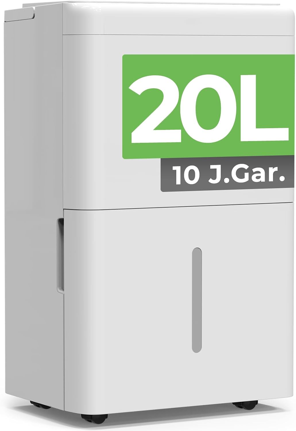 WoleixKlima Luftentfeuchter, 150 m, 39 dB, 20 L, Weiß, Entfeuchter elektrisch, Keller für Räume bis zu ³/50 m²