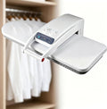 FJYAWEN Bügelpressen, 1800 W, 50 Kg, Schwarz, Dampfbügelpresse Mit LED-Display, 150 G/Min Dampf, Druck