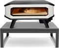 cozze Pizzaofen, 2200 W, Schwarz, ® 17' Elektro- mit Pizzastein + Ofen-Erhöhung