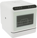 PBTERDTF Tischgeschirrspüler, 41 × 46 × 46 cm, 1100 W, 52 dB, 1100 W, Weiß, Mini Geschirrspüler für 5 Gedecke Kompakter