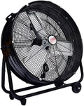 Industrieller Monitor, 91,4 cm, Weiß, Bodenventilator, mobiler Luftzirkulator für Fabrik, Werkstatt, Lager