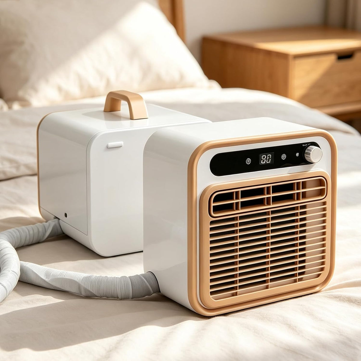 Gavscient Split-Klimaanlage, <40 dB (Inneneinheit), 2m, Weiß, 5000 BTU Mini Split AC, Leises Klimagerät für Camping Wohnmobil