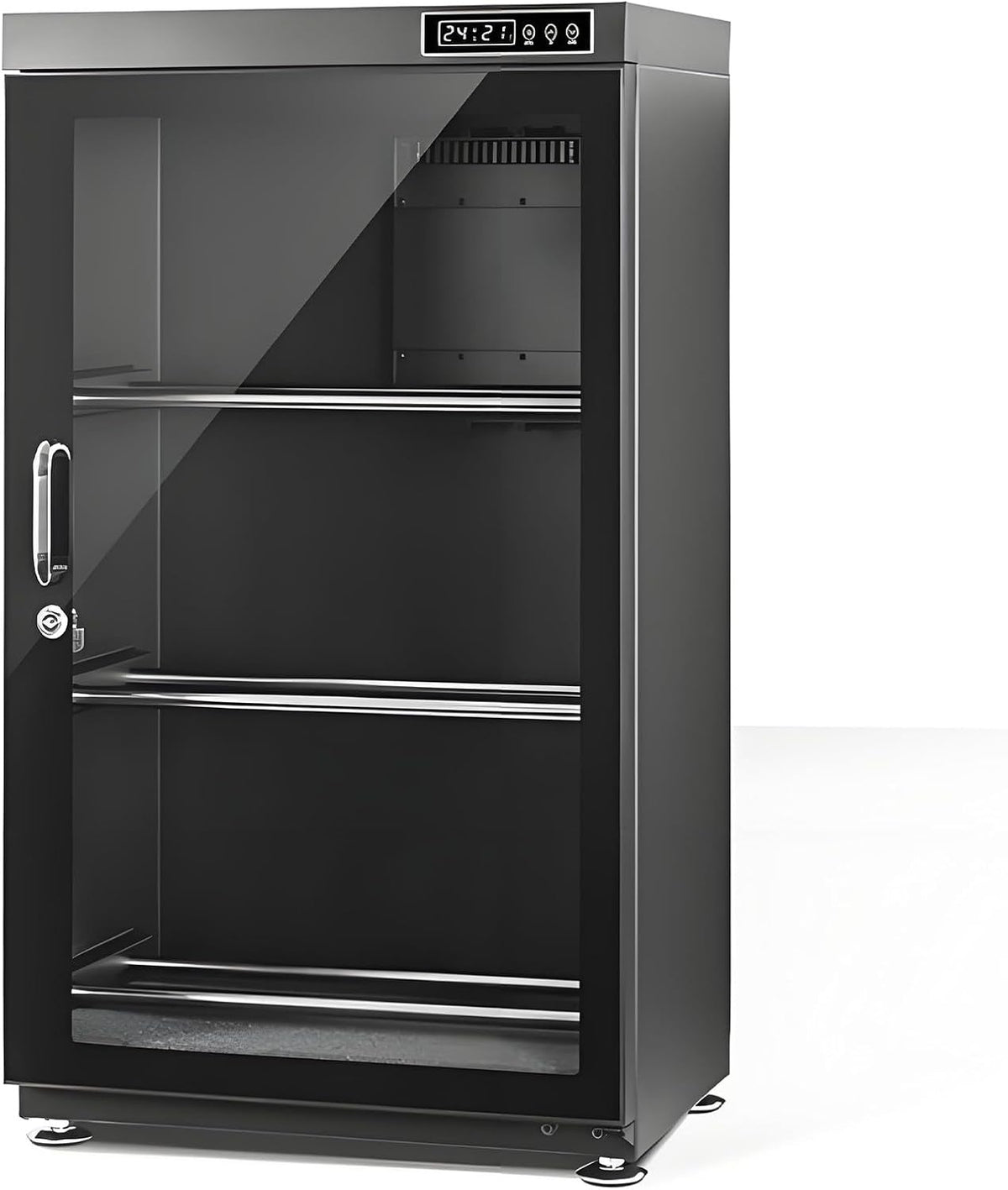 KRYANFEN 3D-Drucker, 12 cm, 115 L, 10 W, Grau, Trockenschrank für 3D-Filament mit 15, 60 % RH Feuchtigkeitsregelung